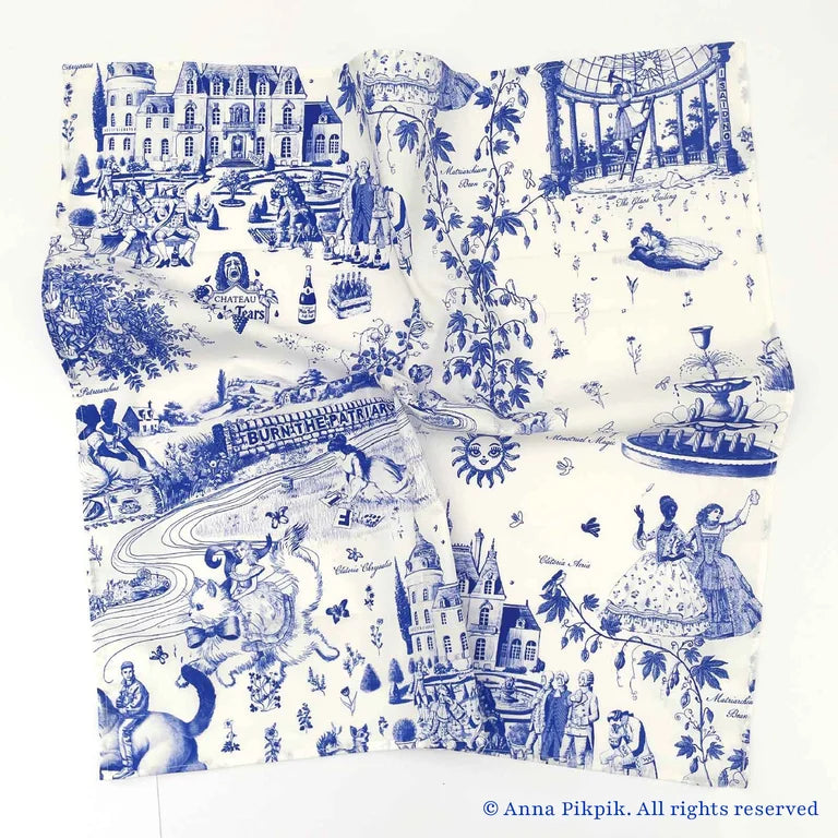 Bandana Feminist Toile de Jouy