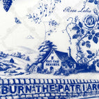 Feminist Toile de Jouy fabric