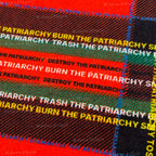 Feminist Tartan fabric