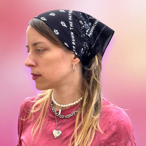 Bandana Burn the Patriarchy