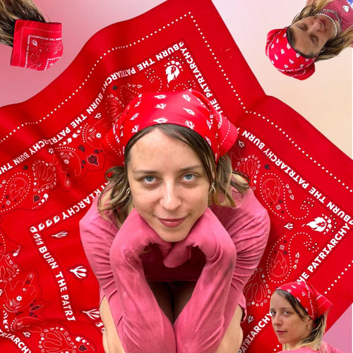 Bandana Burn the Patriarchy
