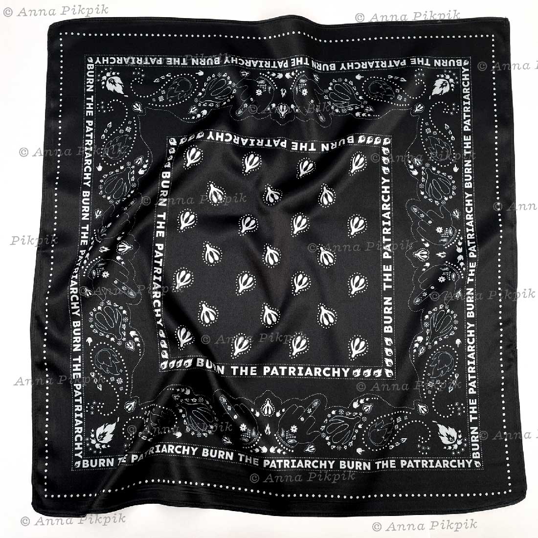 Bandana Burn the Patriarchy
