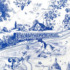 Feminist Toile de Jouy fabric