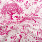 Feminist Toile de Jouy fabric
