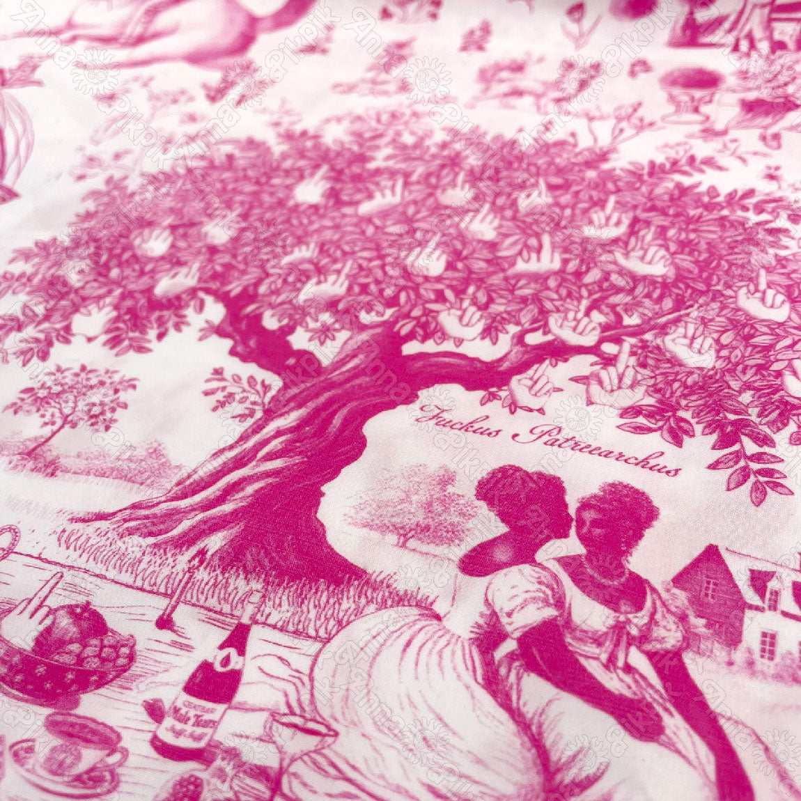 PRE-ORDER Feminist Toile de Jouy fabric